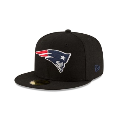 New England Patriots Gorra | New Era NFL 59fifty Fitted Cap Mexico - Negros